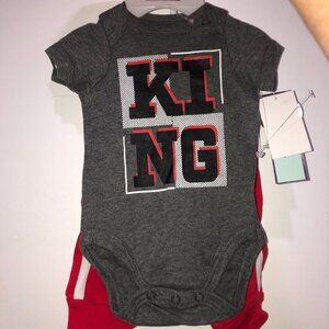 𝅺NWT Boy's Wee Play 3 piece set Size 0-3 months